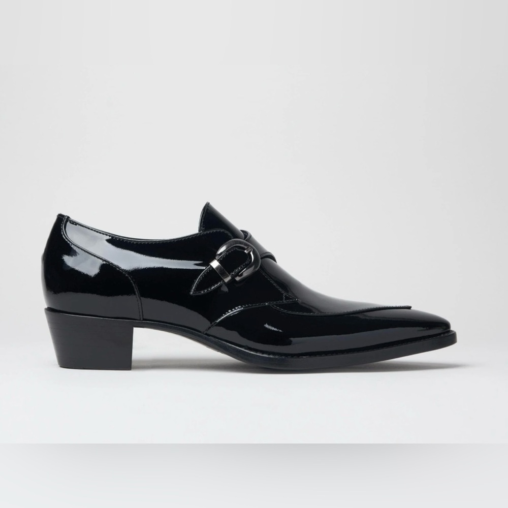 Men's Black Patent Leather Dress Shoes